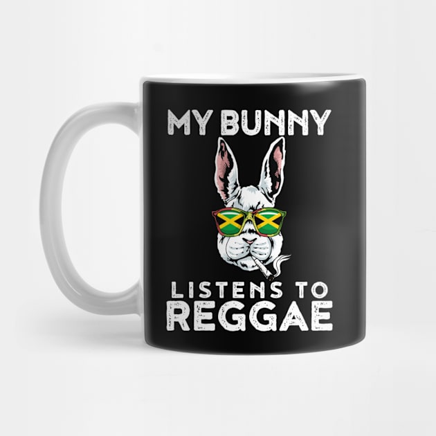 Reggae Bunny Funny Dancehall Gift by CatRobot